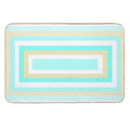 Blue Teal Aqua  Versatile Bath Mat