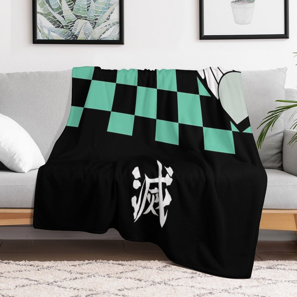Demon Slayer Tanjiro Kamado Easy Care Throw Blanket