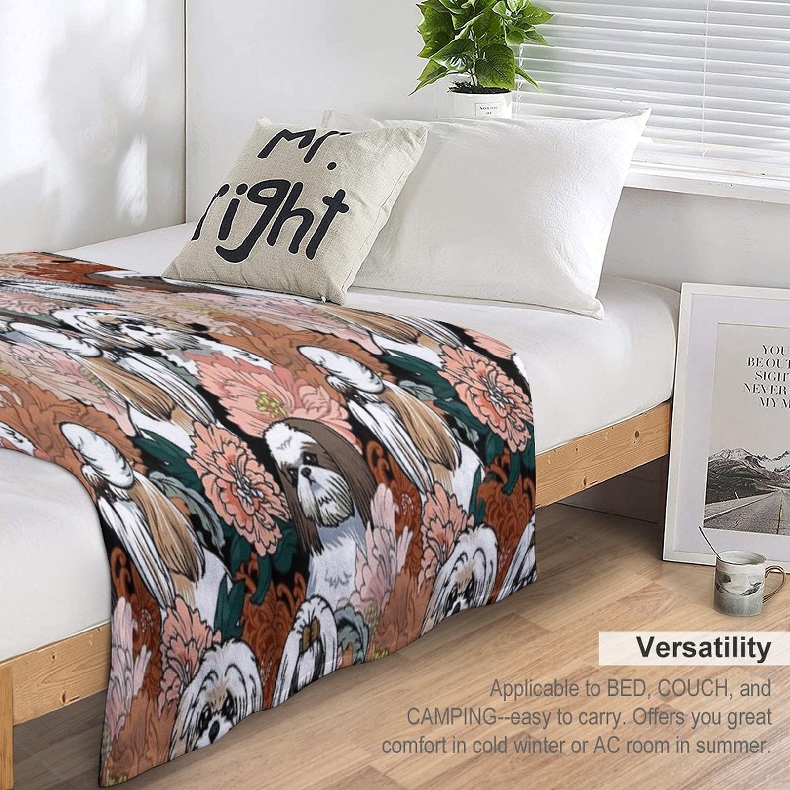 Because Shih Tzu Gift-ready Throw Blanket