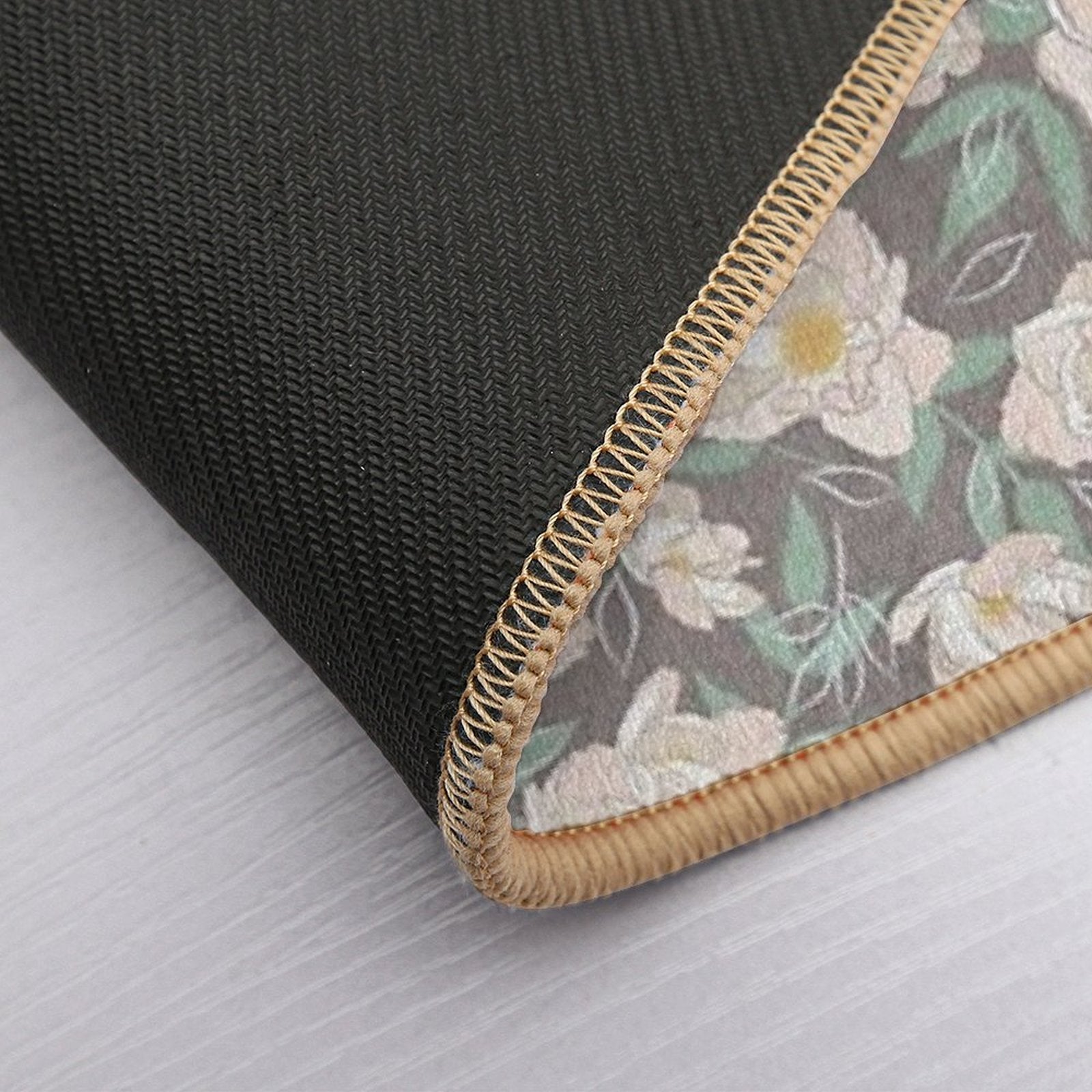 Peonies on Purple  Dirt-Trapping Bath Mat