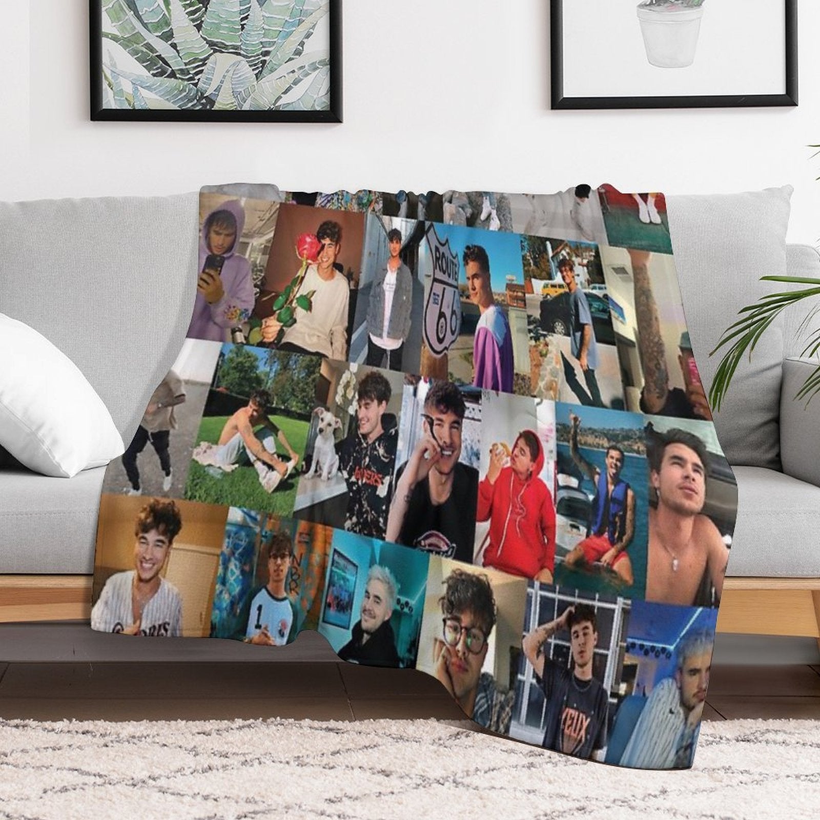 Kian Lawley Multi-functional Throw Blanket