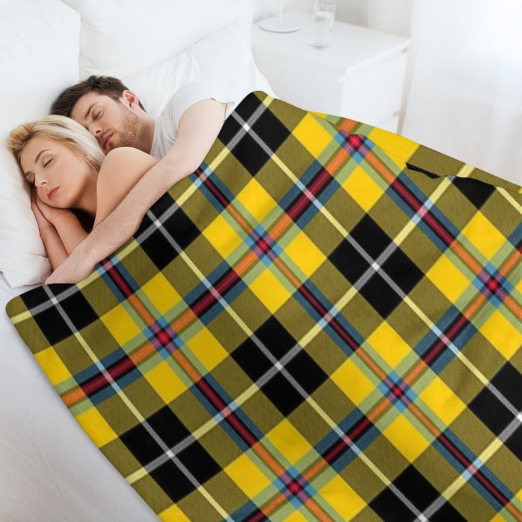 Cornish Tartan Easy Care Throw Blanket