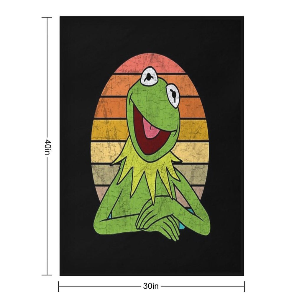 Kermit The Frog Travel-friendly Throw Blanket