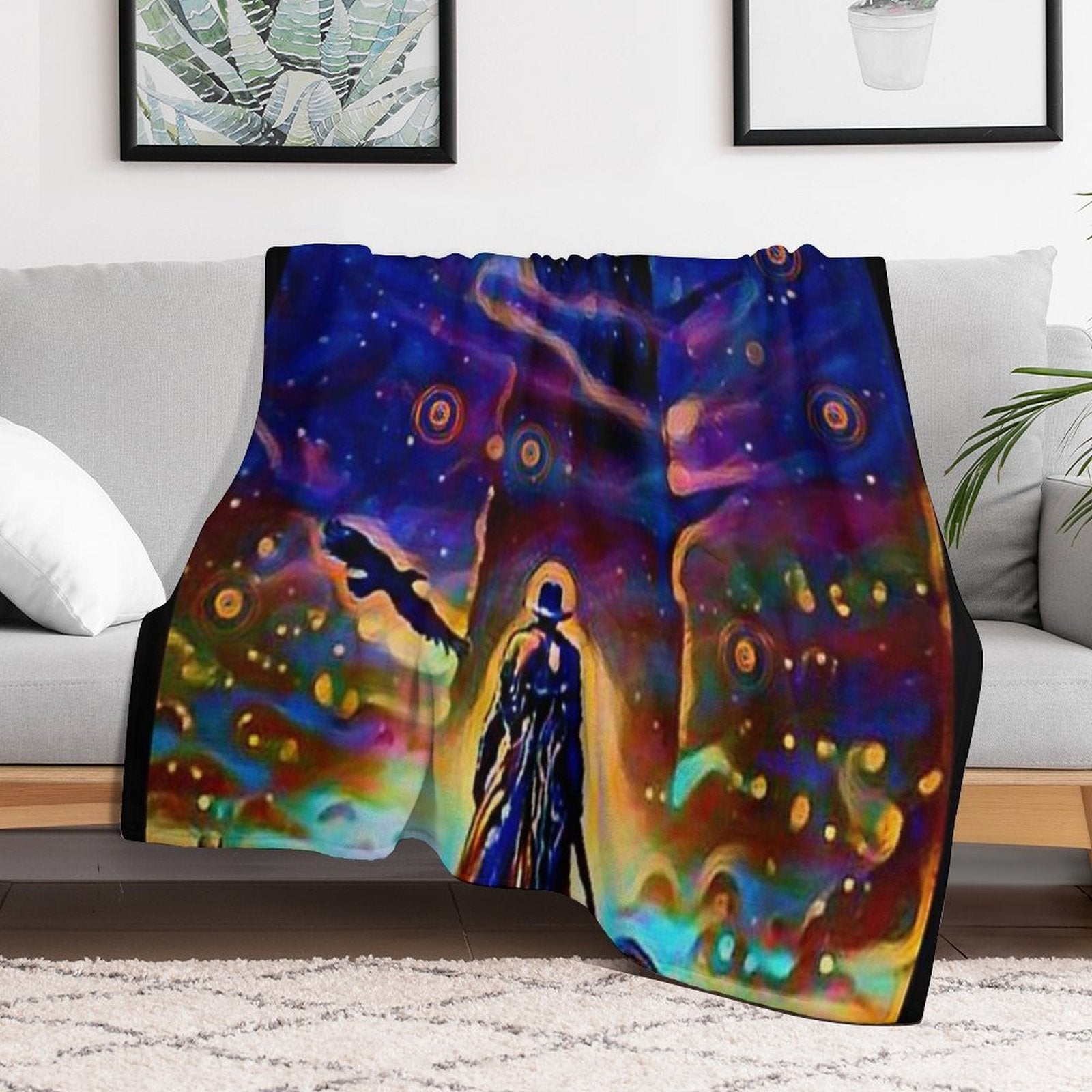 The Dark Tower Gunslinger, Stephen King Fan Machine-washable Throw Blanket