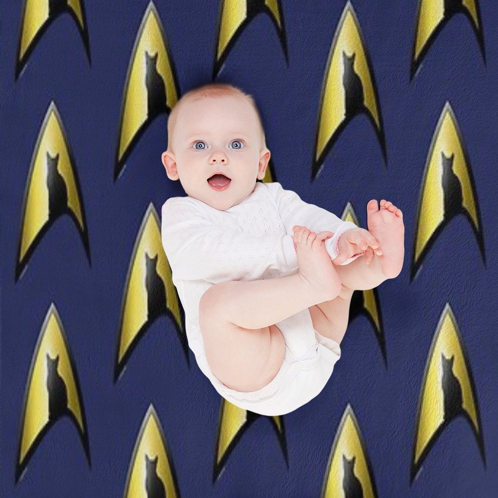 Starfleet Cat Multi-functional Throw Blanket