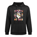 Teaching My Boos Teacher Cute Ghost Groovy Teacher Halloween All-Day Comfort Hoodie