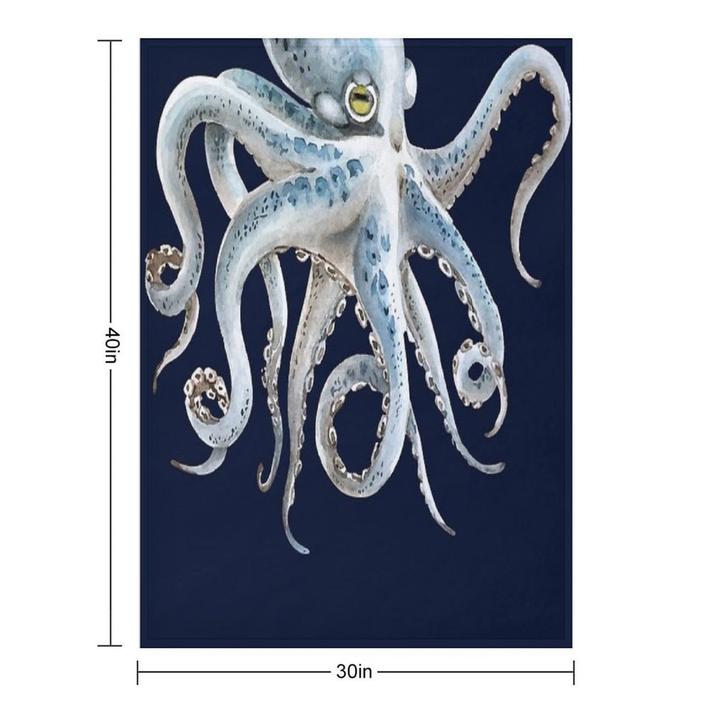 Octopus Tentaces 2 Easy Care Throw Blanket