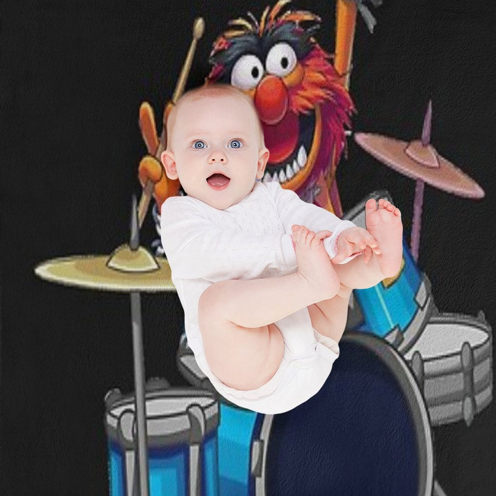 Animal Drummer The Muppets Show Versatility Throw Blanket