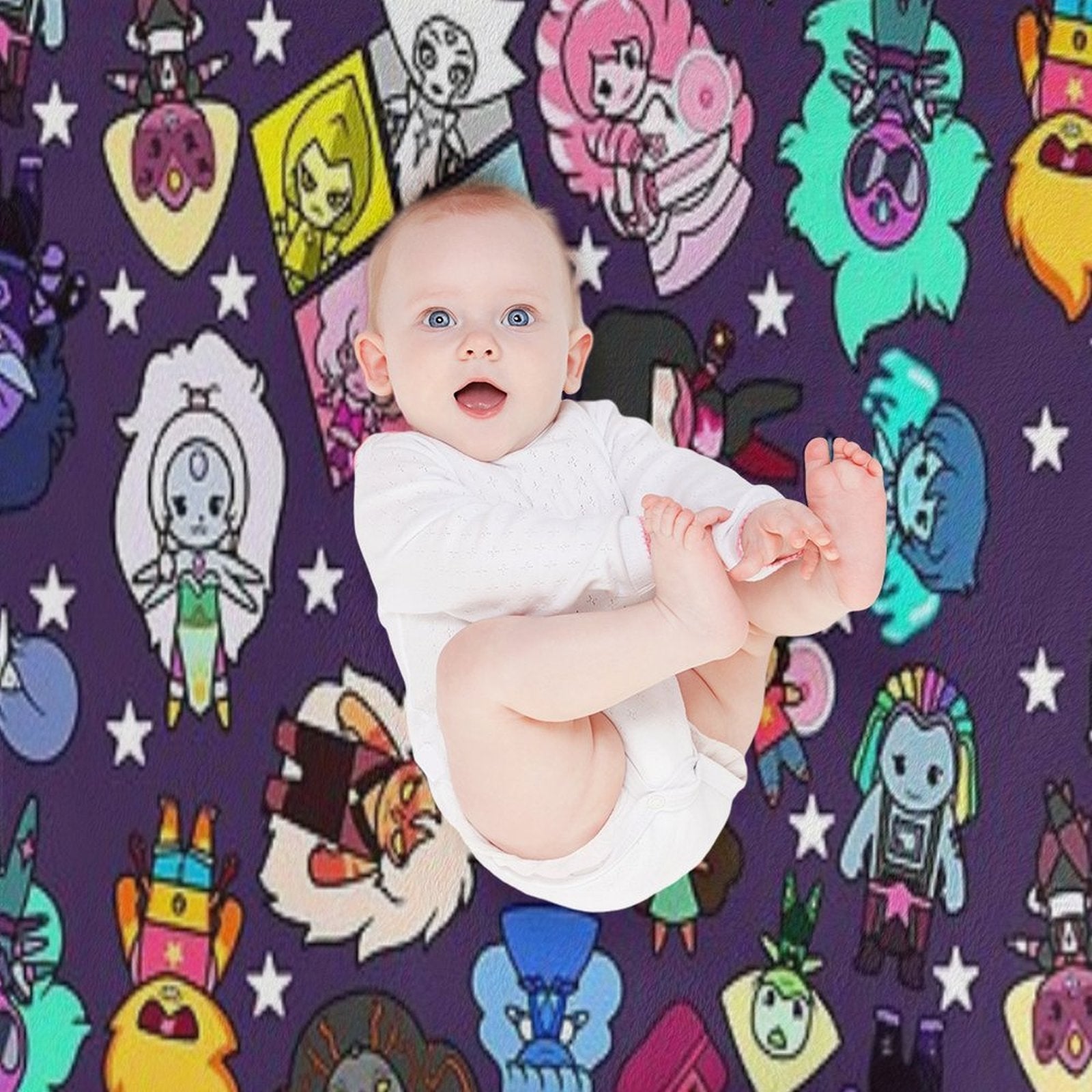 Crystal Gems Plush Throw Blanket