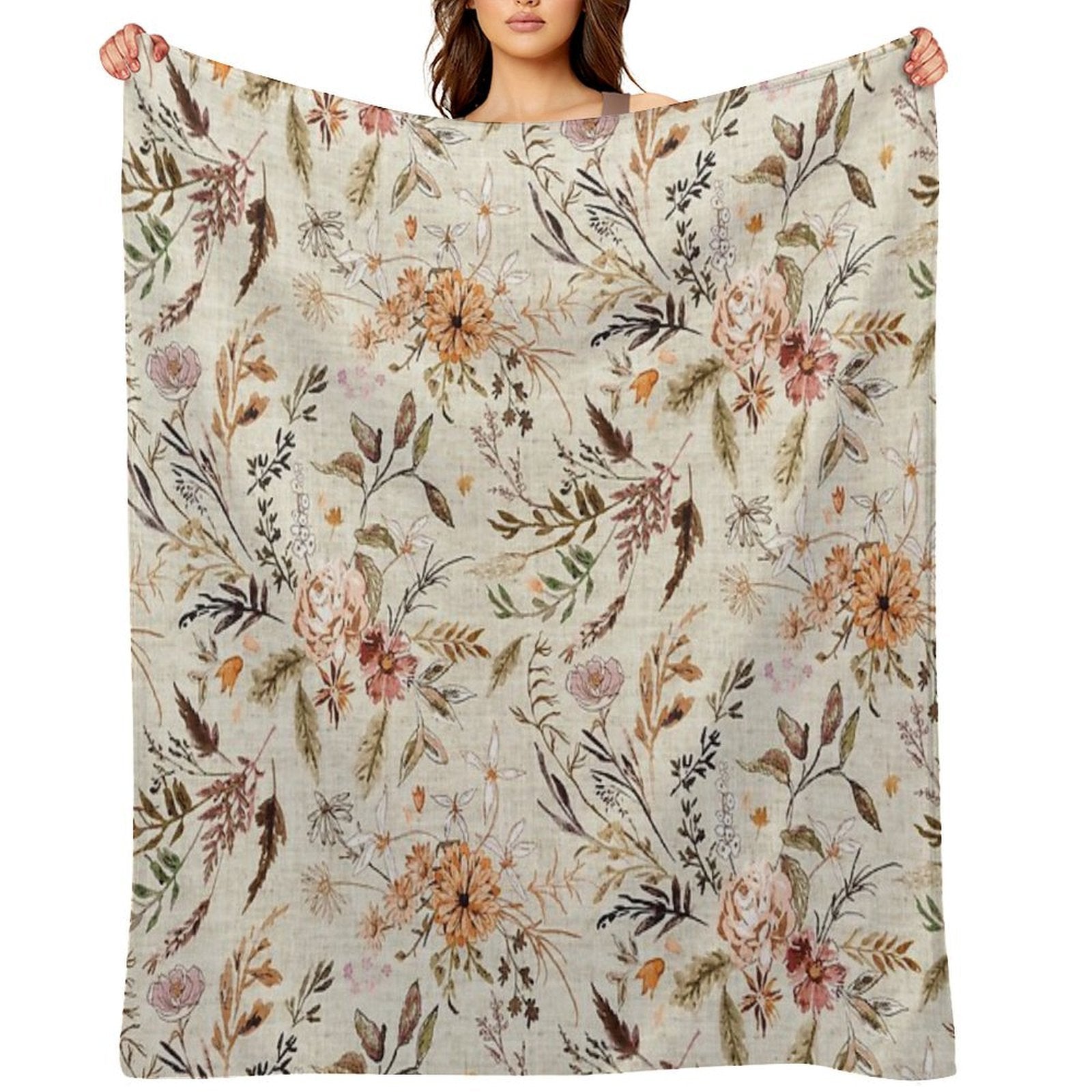 Delilah (autumn) Lightweight Throw Blanket