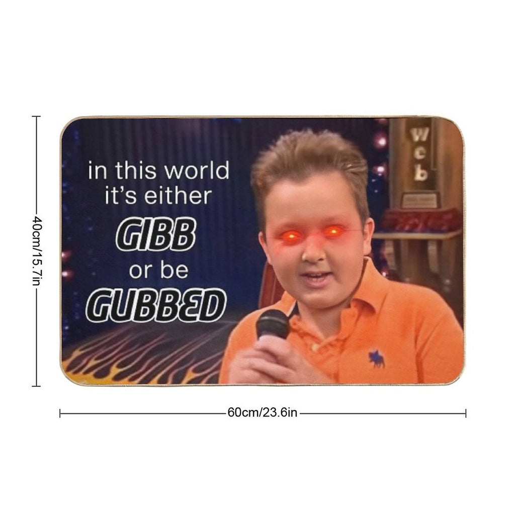 Gibby Rules to Follow  Long-Lasting Bath Mat