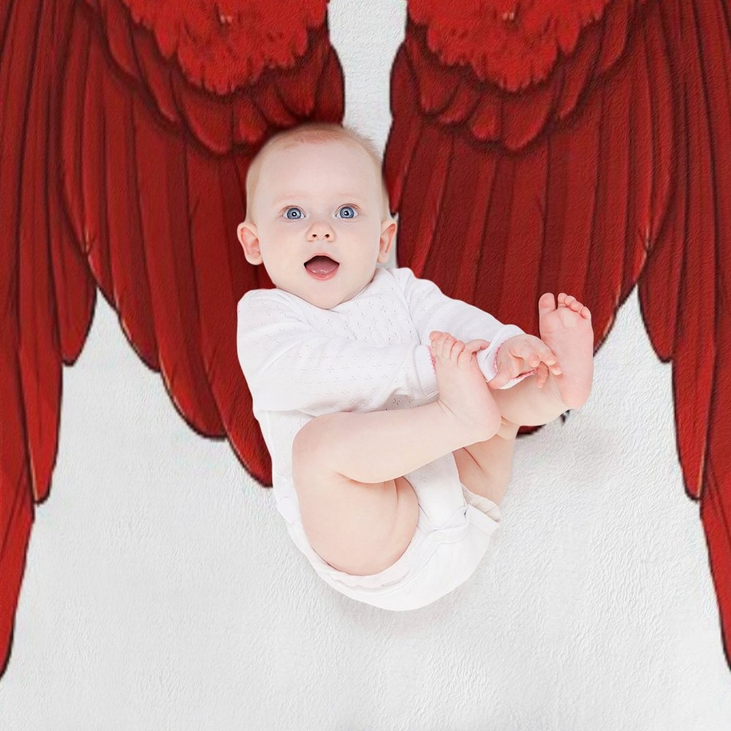 [] Wings Durable Throw Blanket
