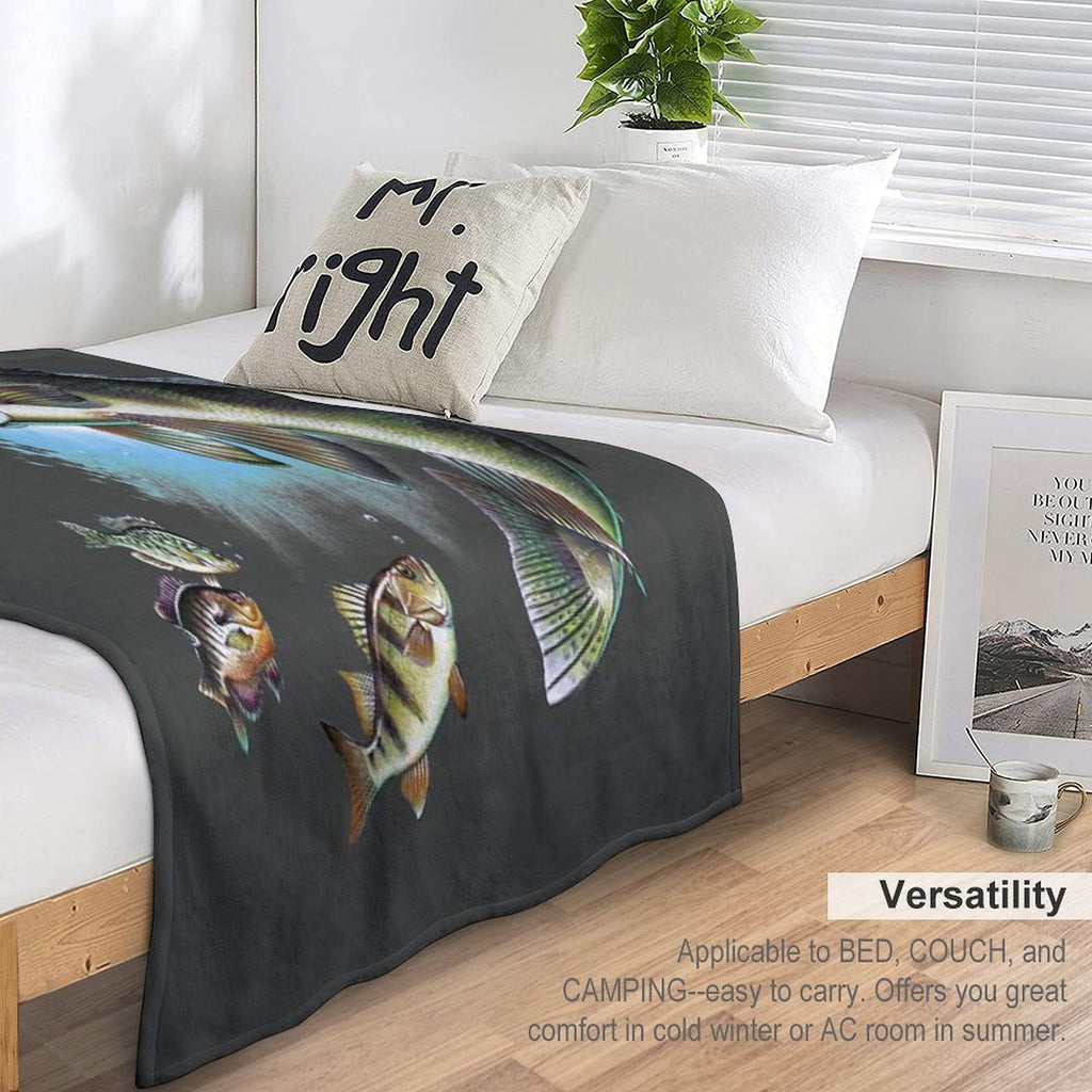 Walleye Versatility Throw Blanket