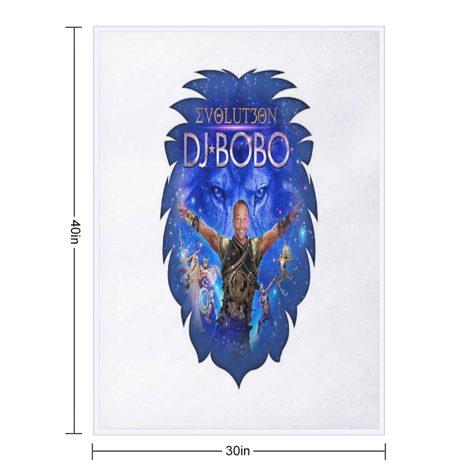 DJ BOBO EVOLUT30N TOUR Multi-functional Throw Blanket
