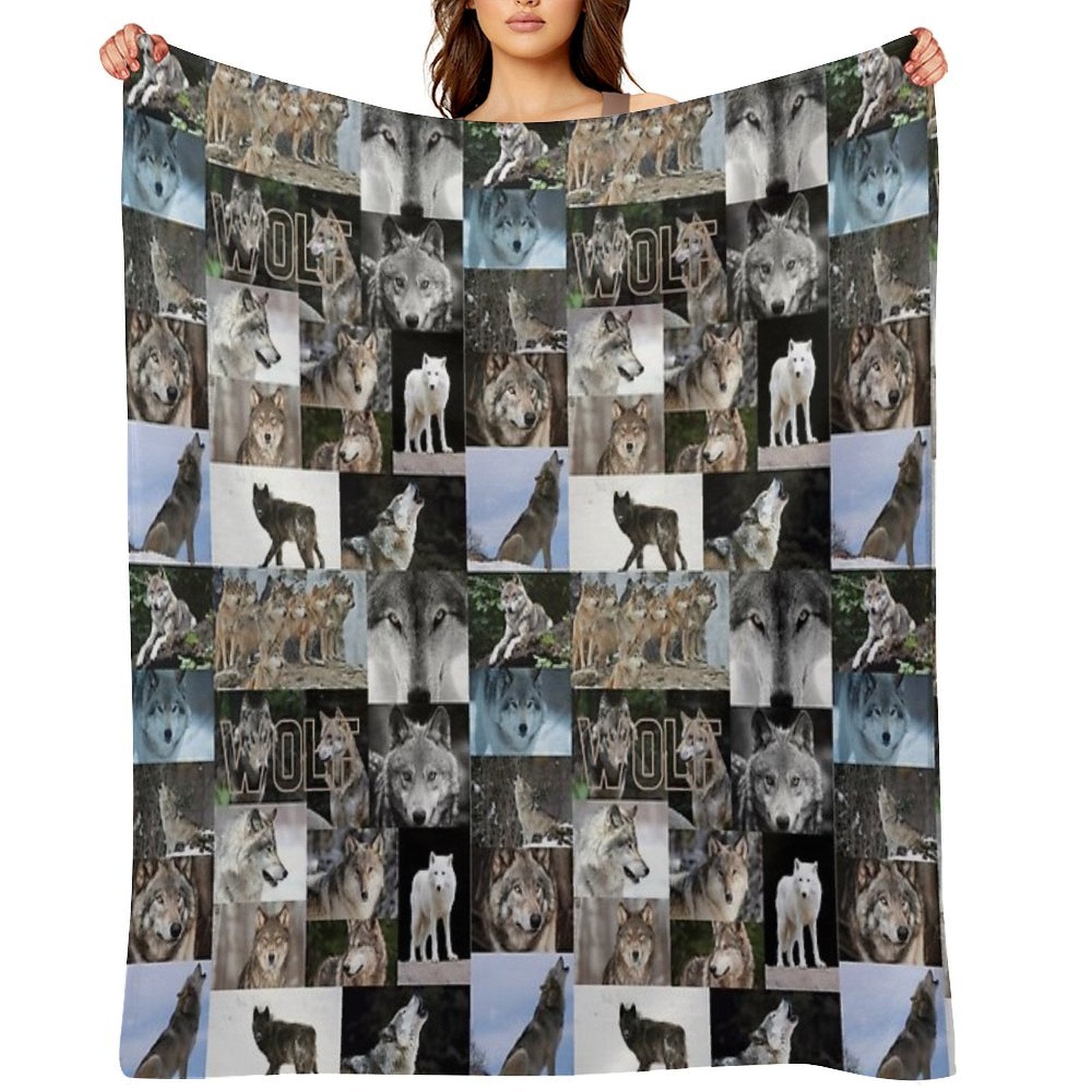 Worrisome Wolves Velvety-soft Throw Blanket
