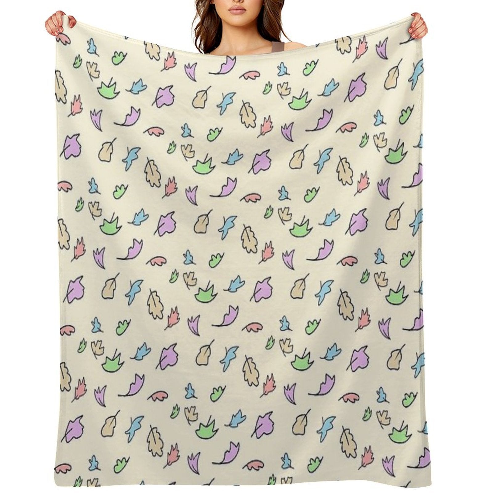 Heartstopper Leaves Machine-washable Throw Blanket