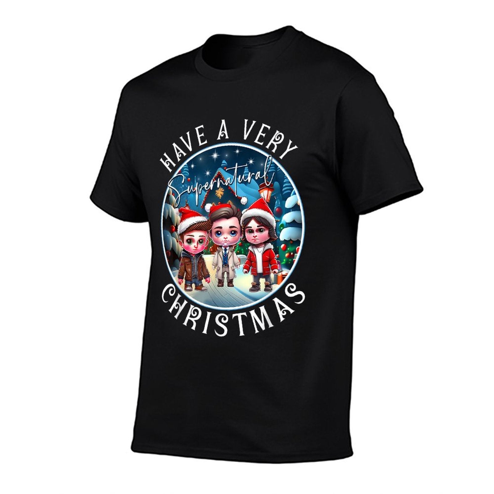 Have A Very SPN Christmas Cute Chibi  Vintage-inspired T-Shirt