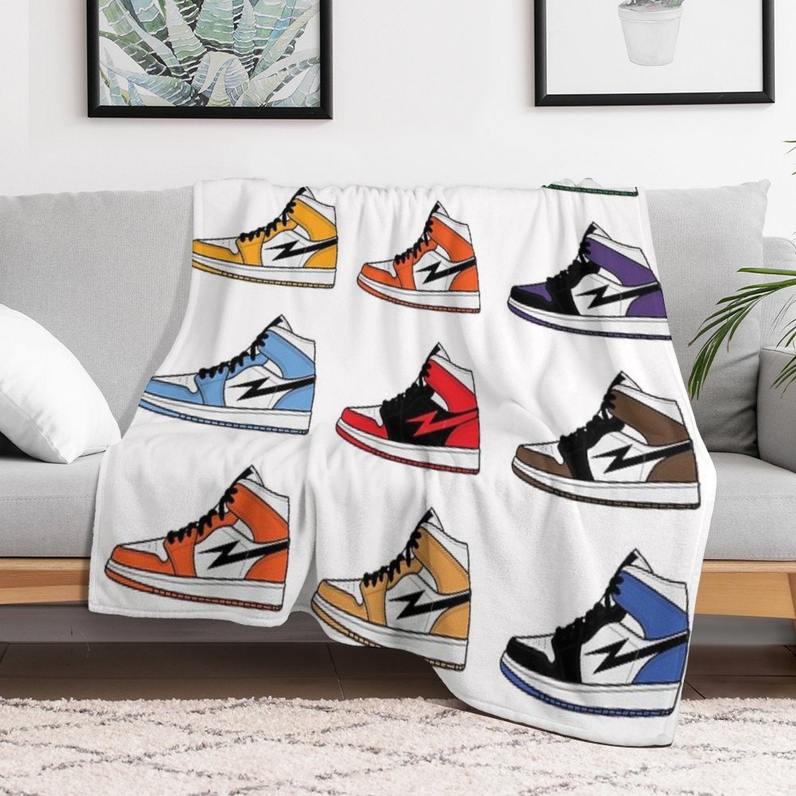 Air Jordan I (1) Pack Multi-functional Throw Blanket