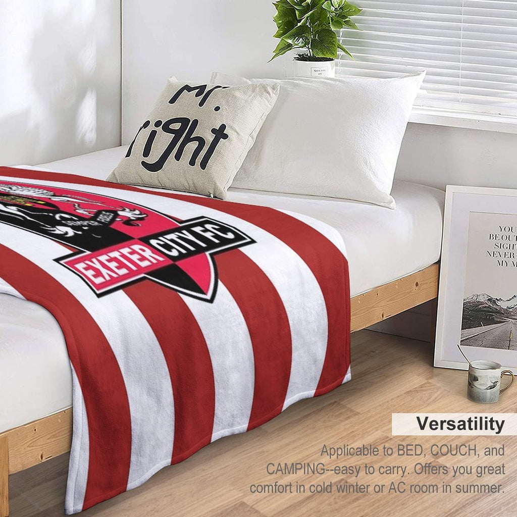 Exeter City FC Multi-functional Throw Blanket