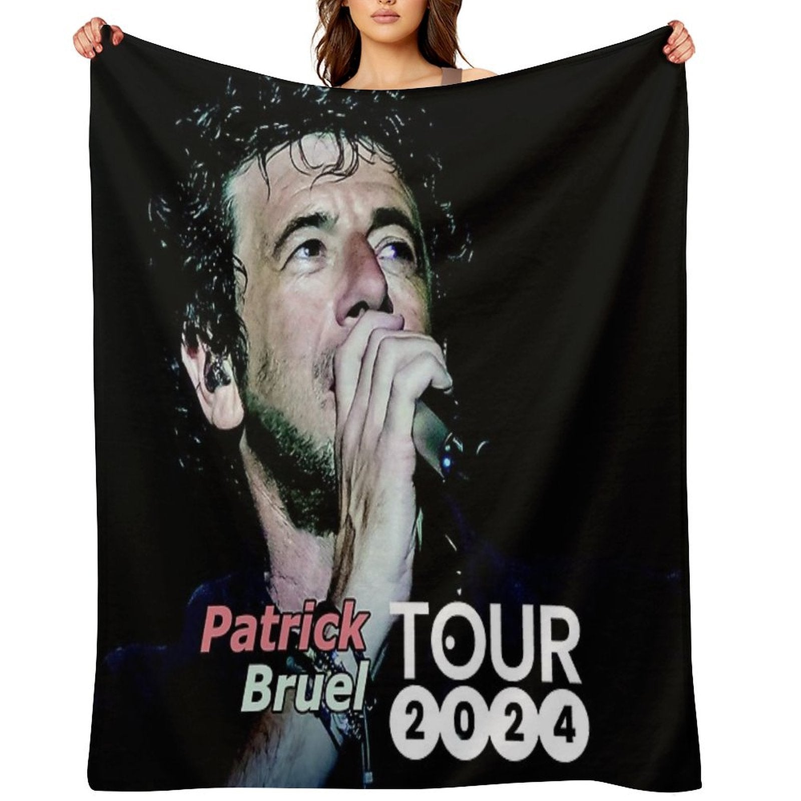 Bilanya Patrick Bruel Show Tour TOURNEE En ACOUSTIQUE 2022 Comfort Throw Blanket