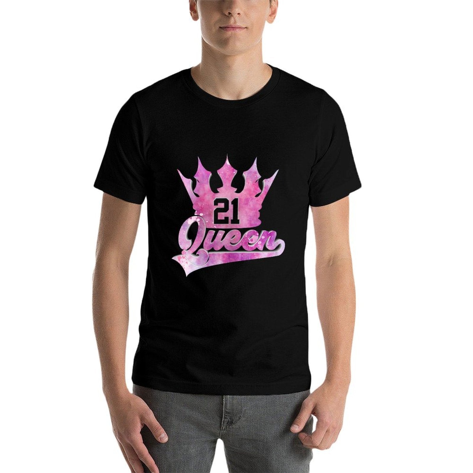 SWEET 21 QUEEN WOMEN 21ST BIRTHDAY  Soft T-Shirt