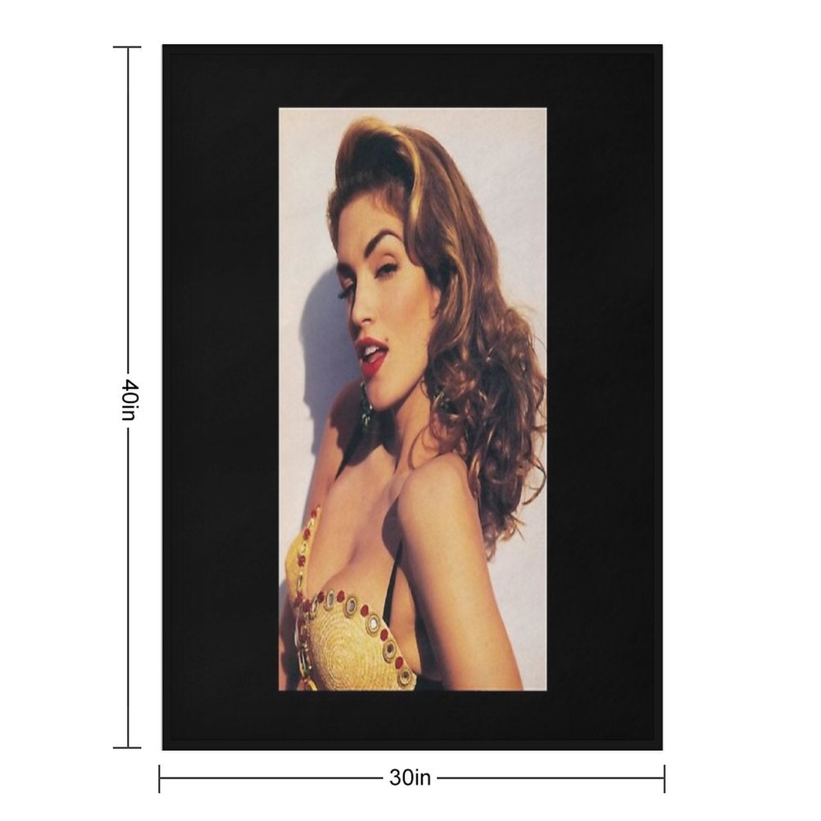 Mens Best Cindy Crawford Awesome For Movie Fan Gift-ready Throw Blanket