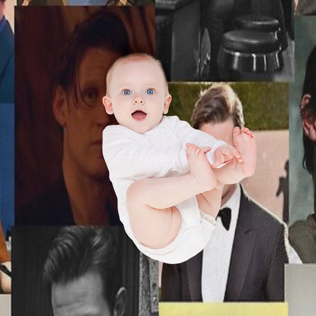 Matt Smith Picture Collage Gift-ready Throw Blanket