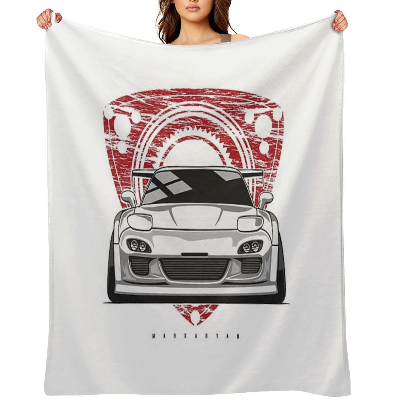 Rotary FD3S Premium Throw Blanket