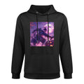Samurai's Twilight Quest on Halloween's Dark Edge Raglan Baseball Colorfast Hoodie