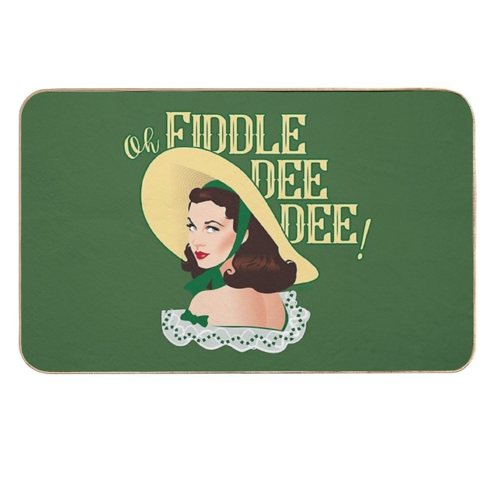 Fiddle-dee-dee!  Versatile Bath Mat