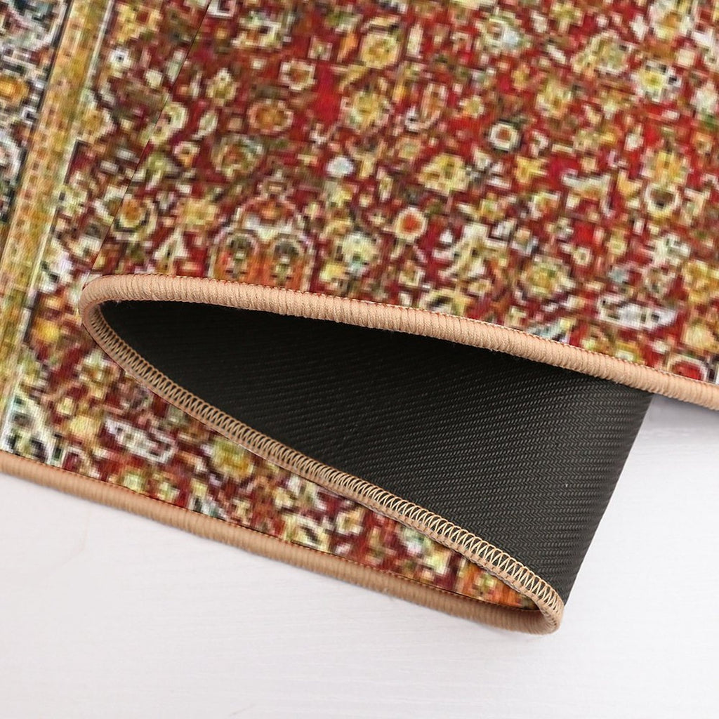 Khorasan Antique Persian Carpet Print  High-Traffic Bath Mat