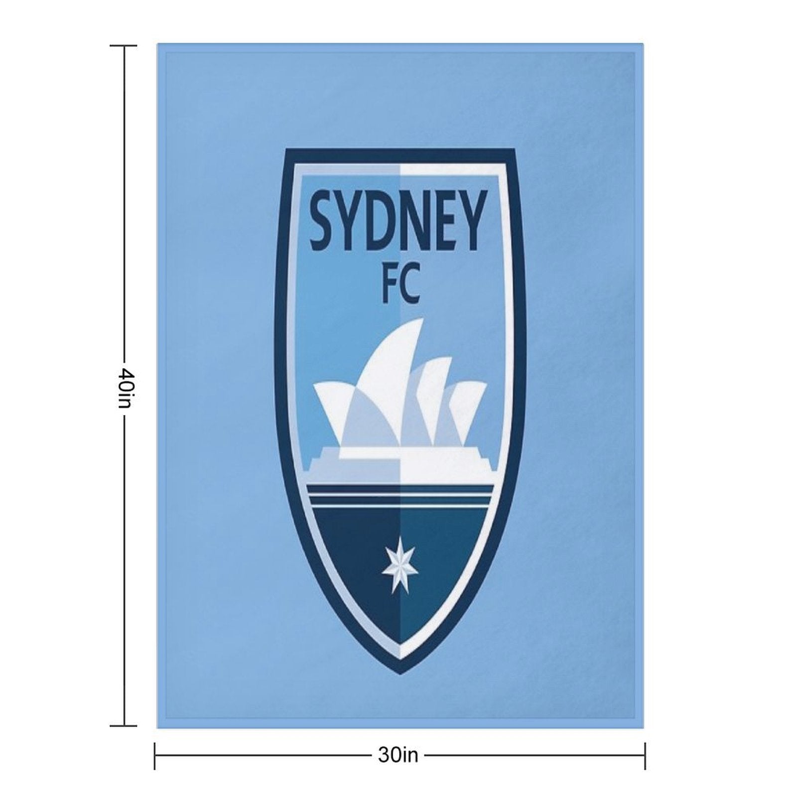 Sydney FC Versatility Throw Blanket