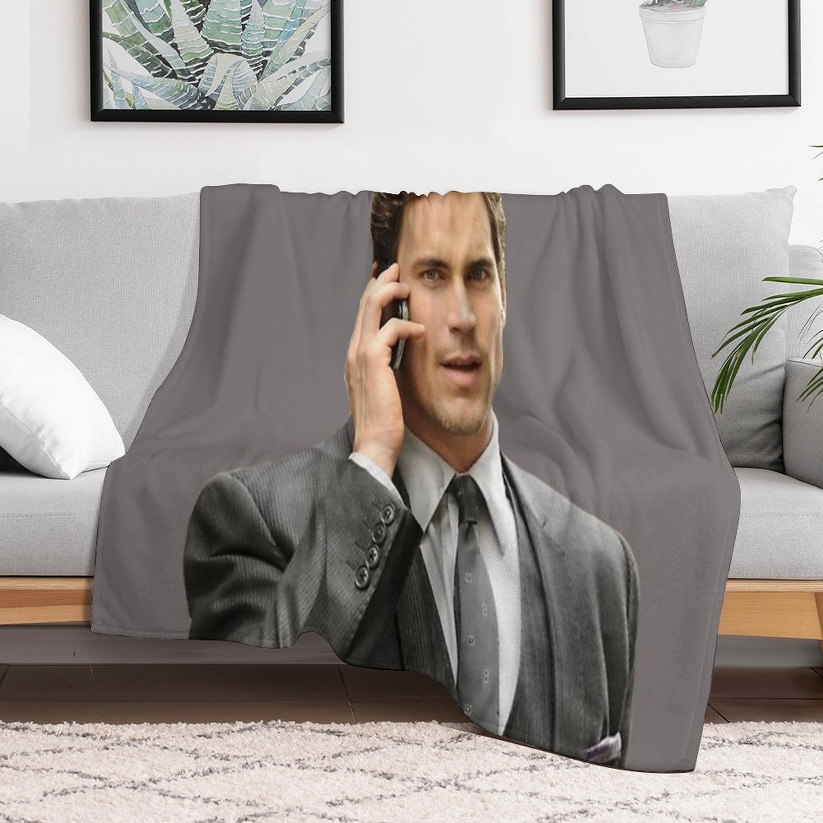 Neal Caffrey Plush Throw Blanket