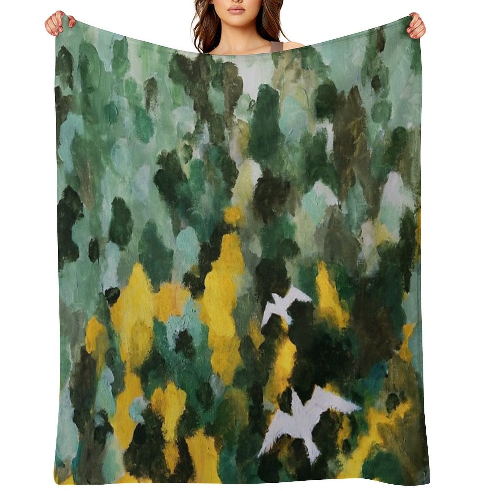 Evening in The Ardennes Versatility Throw Blanket