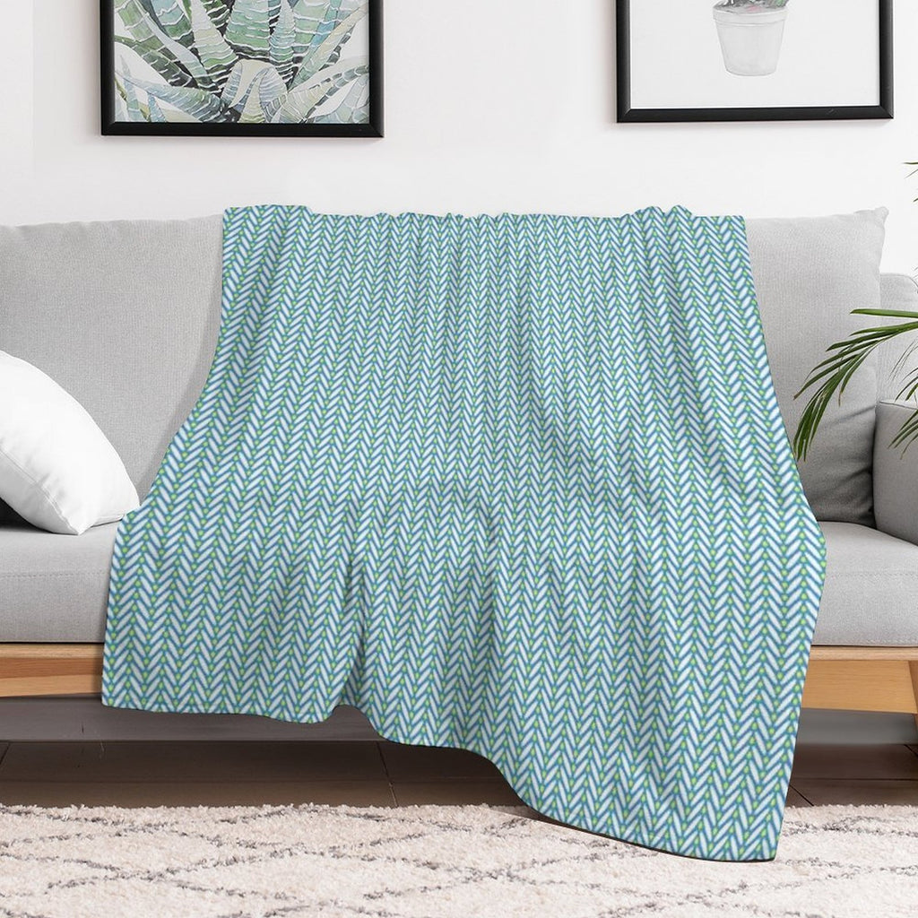 Fluere (capri) Wrinkle-free Throw Blanket