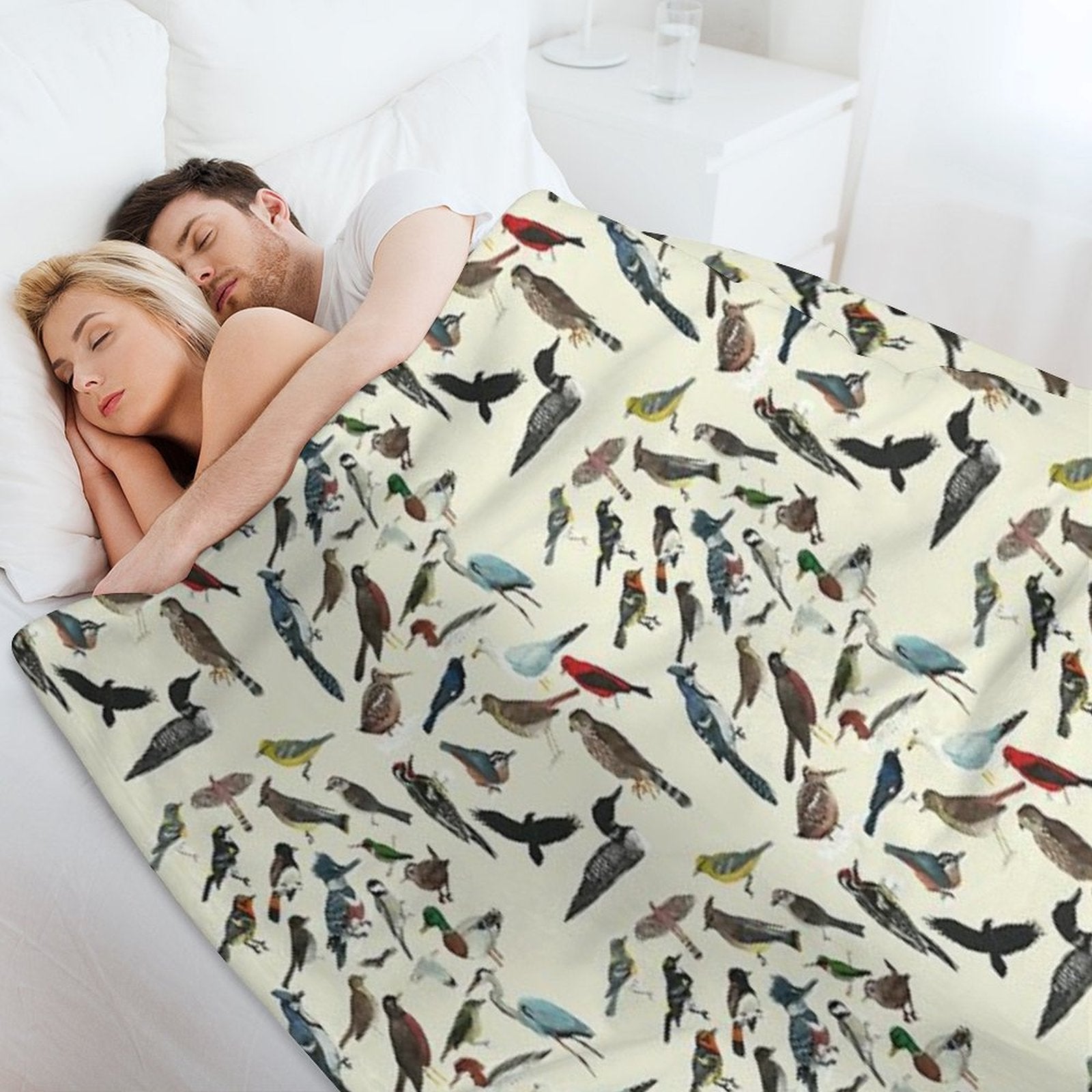Bird Fanatic Sustainable Throw Blanket