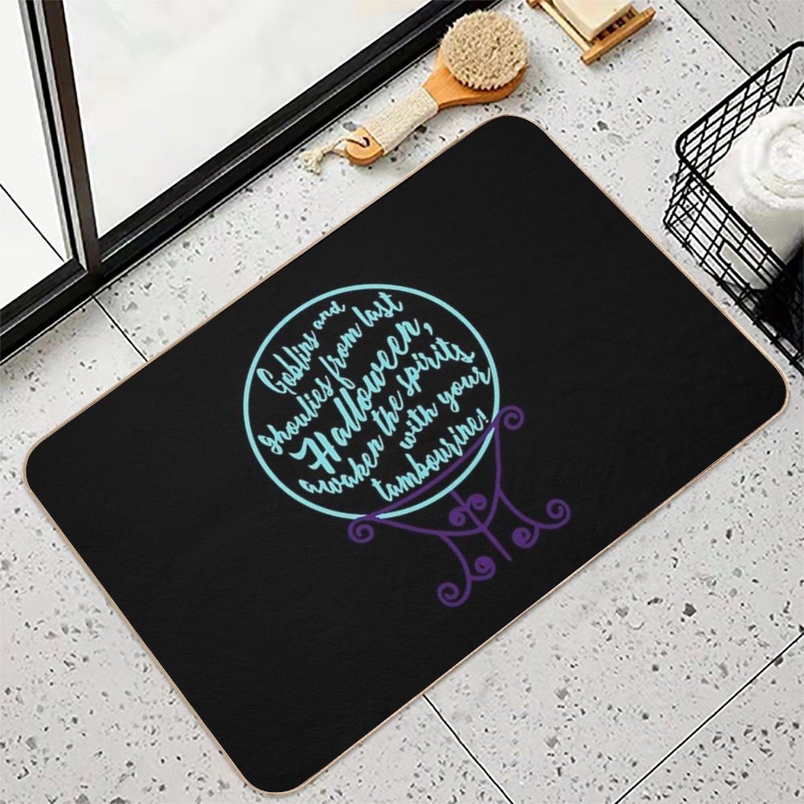 Madame Leota Inspired Crystal Ball Version 2  High-Traffic Bath Mat