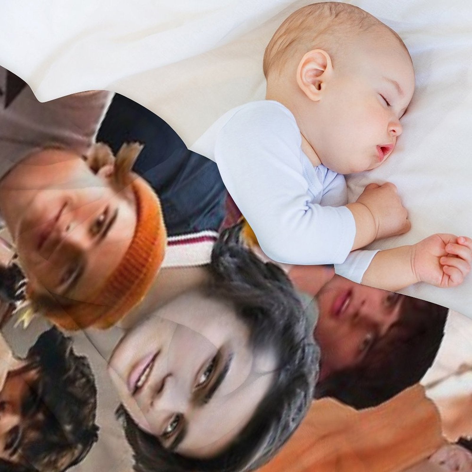 Charlie Gillespie Photo Collage Plush Throw Blanket