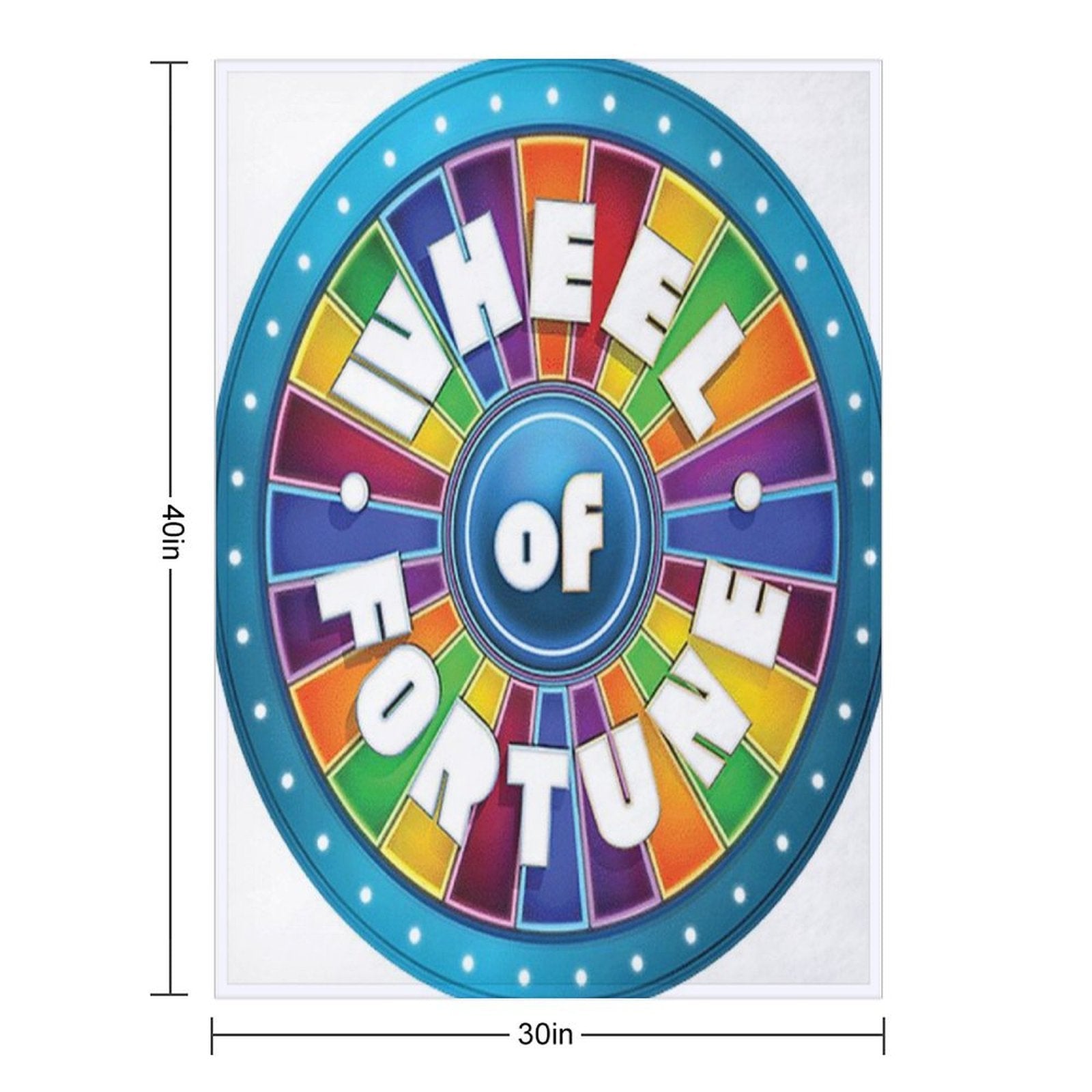 Wheel of Fortune Versatility Throw Blanket