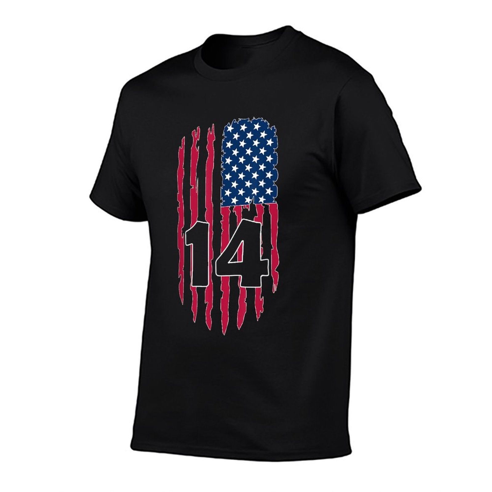 USA NUMBER 14 YEAR OLD BOY 14TH BIRTHDAY  Durable T-Shirt