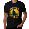 Washington US State Bigfoot Sasquatch  Odor-resistant T-Shirt