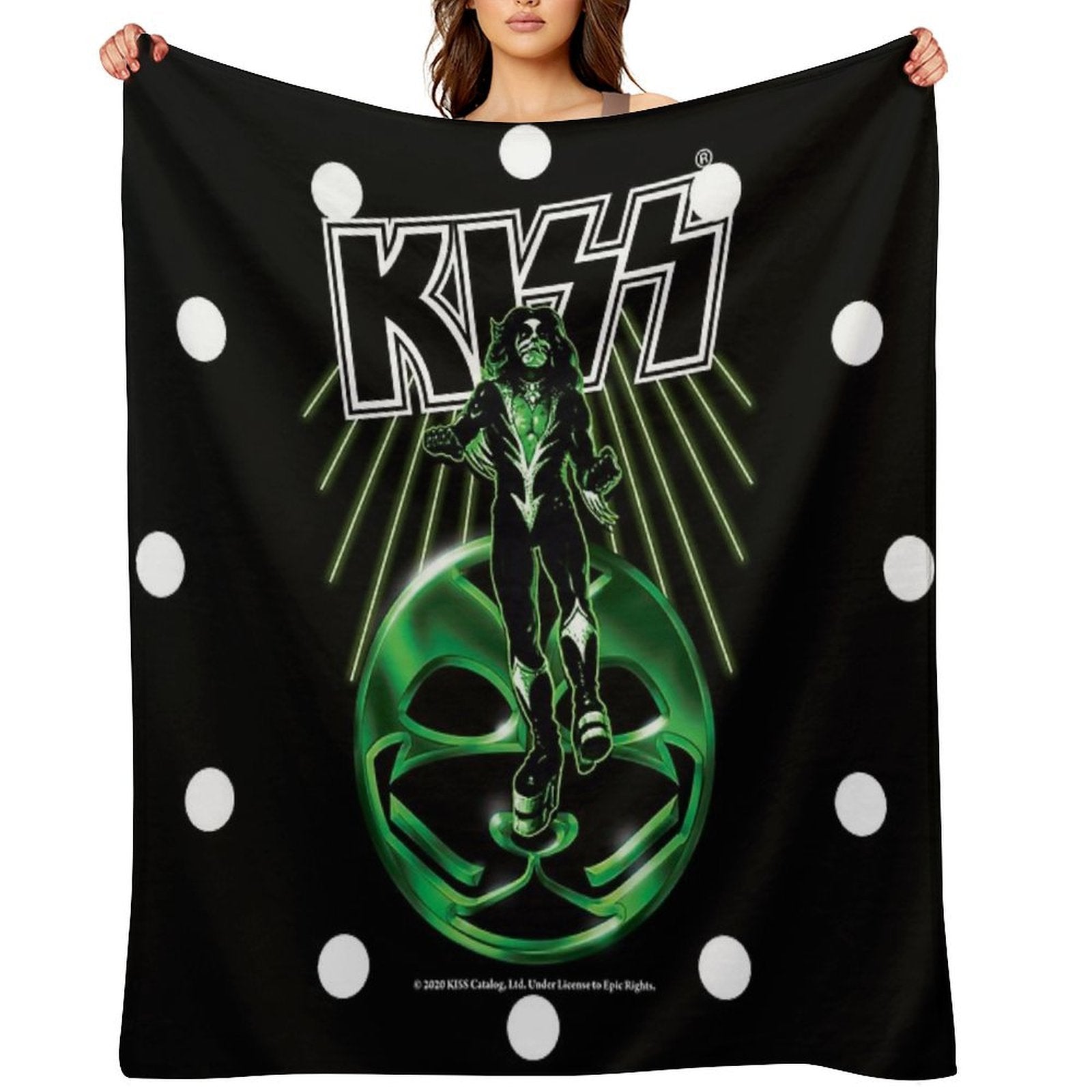 Kiss Band  - Catman Anti-pilling Throw Blanket