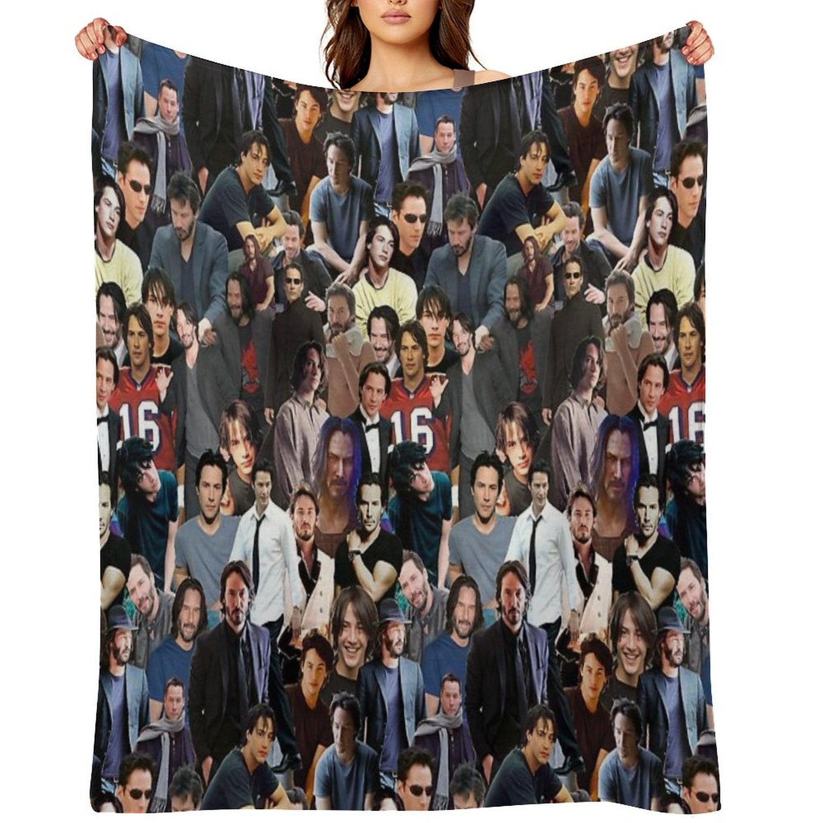 ALL of Keanu Reeves Travel-friendly Throw Blanket