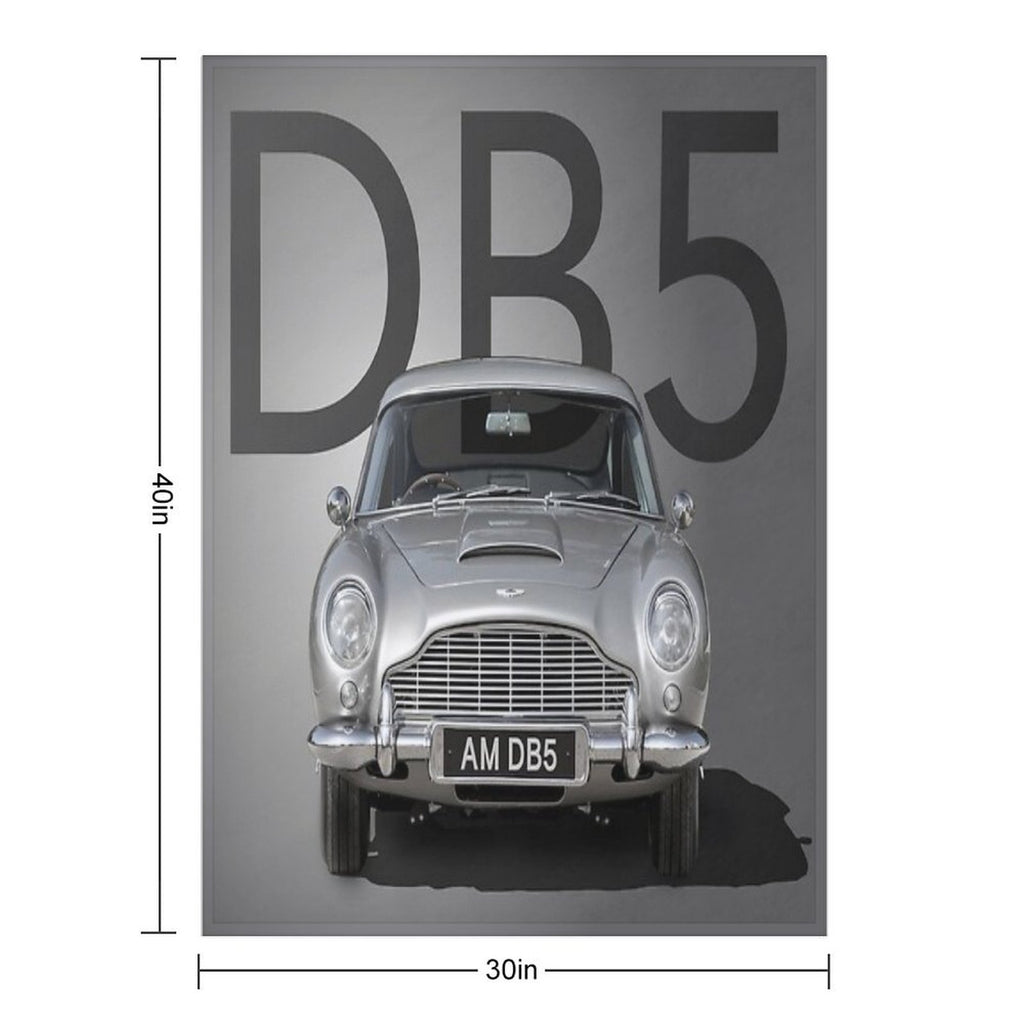 Aston Martin DB5 Lightweight Throw Blanket