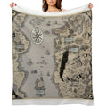 Colorized Grishaverse Map (High Res) Lightweight Throw Blanket