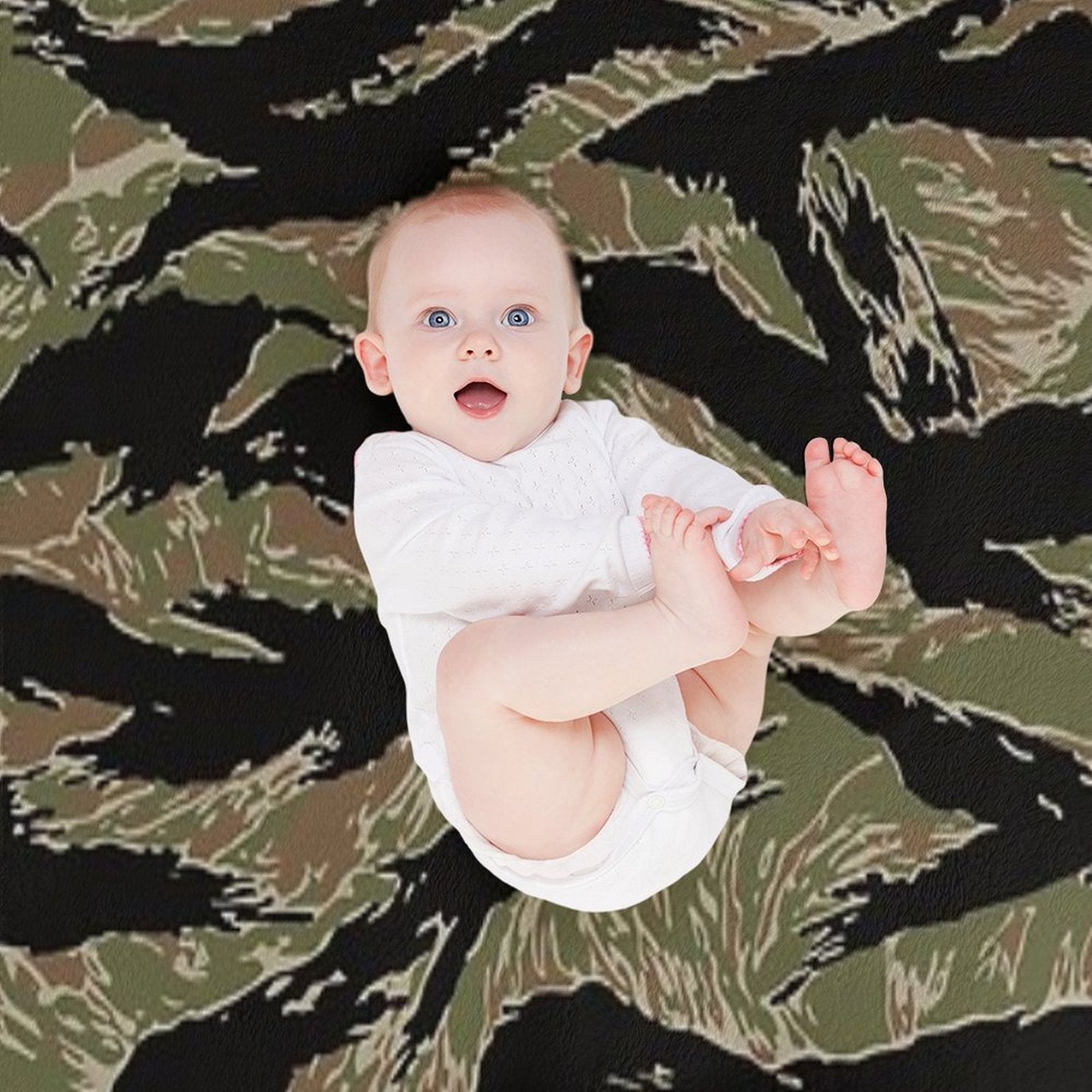 Tigerstripe Camo Premium Throw Blanket