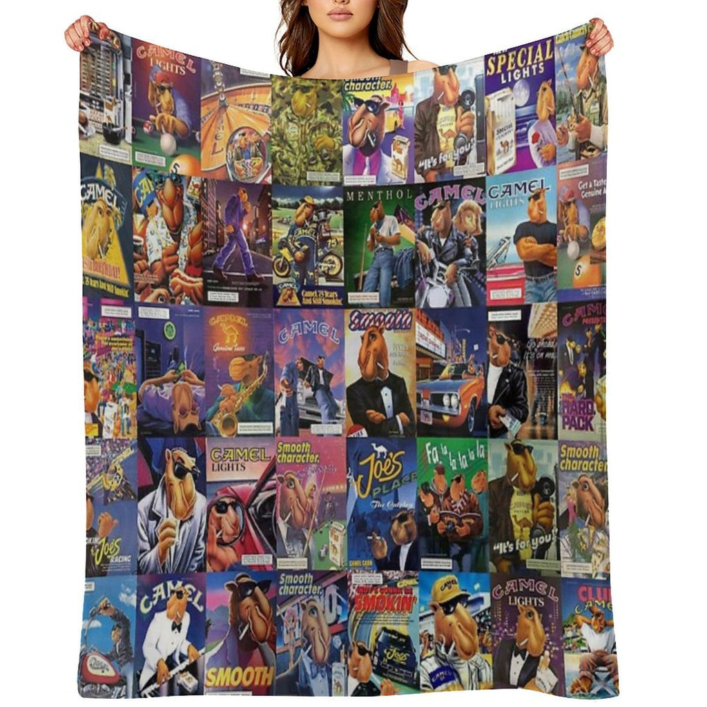 Joe Camel Velvety-soft Throw Blanket