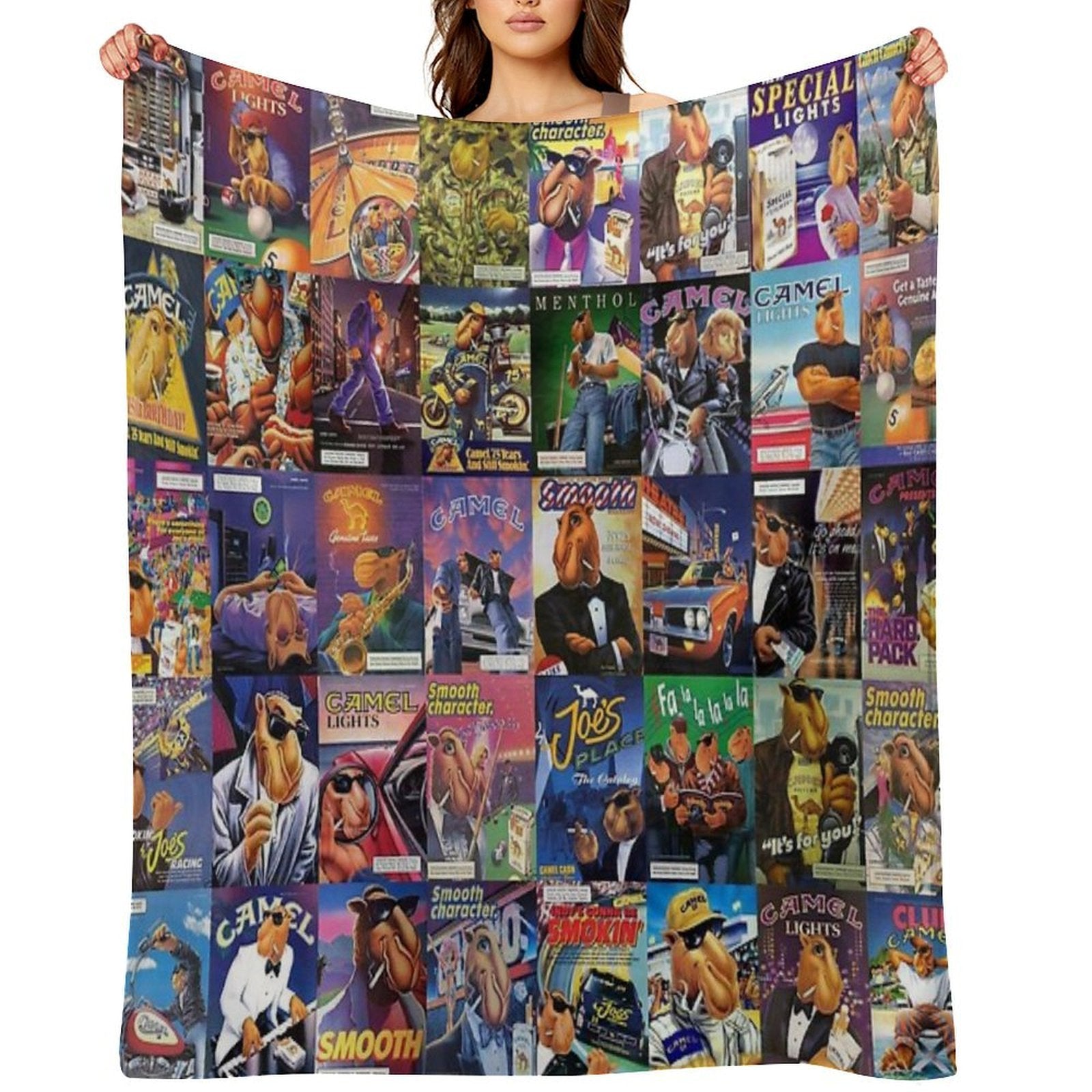 Joe Camel Velvety-soft Throw Blanket