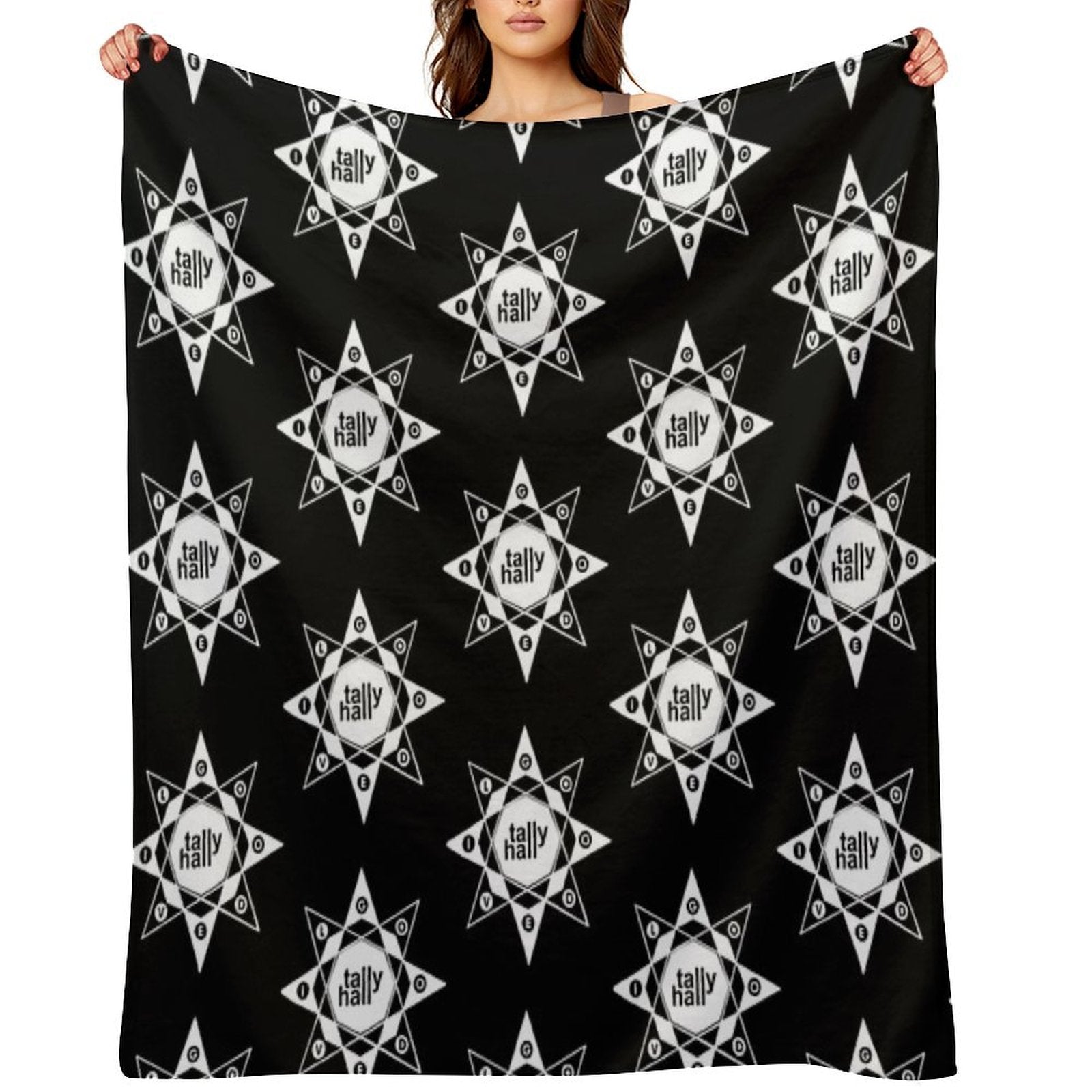 Tally Hall Goodevil White Durable Throw Blanket