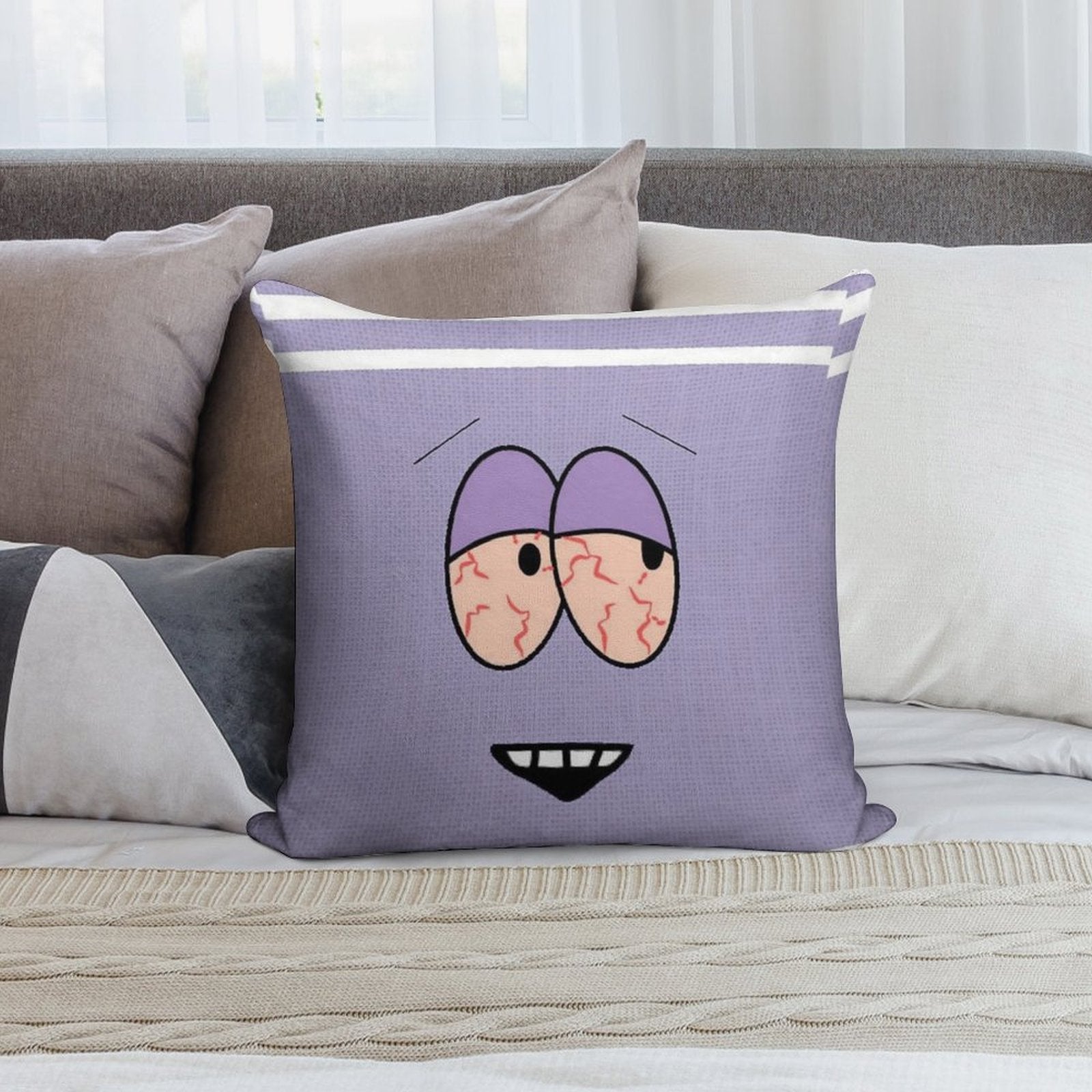 South Park - Towelie High Soft Ultra-Soft Texture Throw Pillow